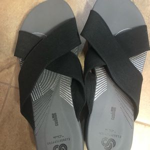 Clark's women's Cloudstepper slide sandal size 9